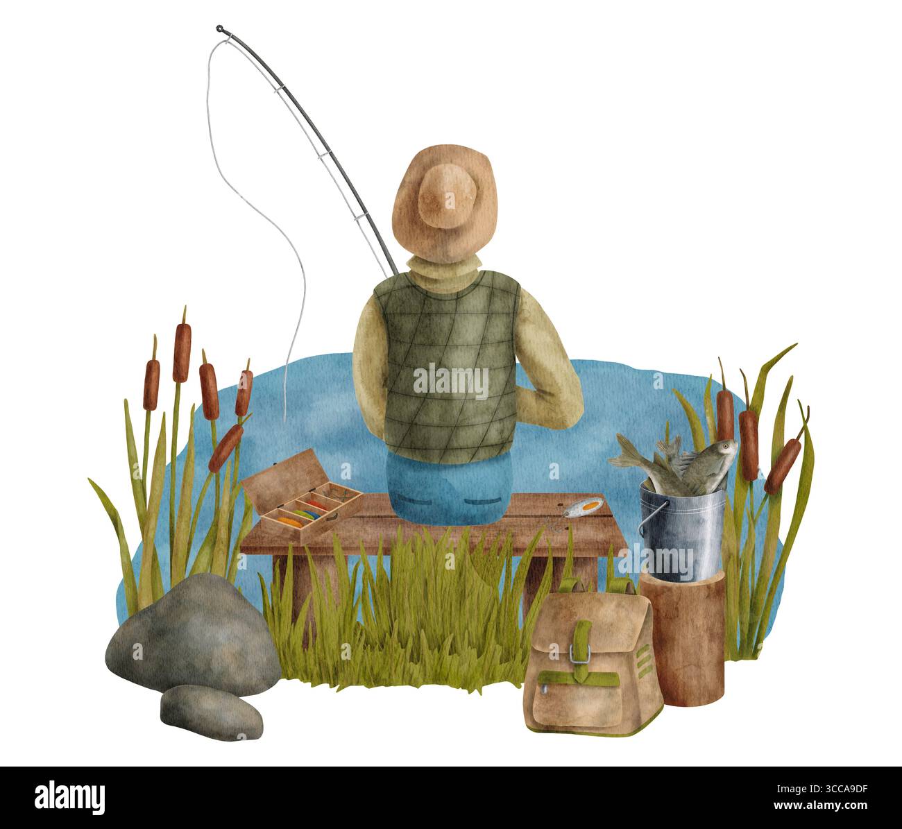ANCIEN LEURRE DE pêche bombardier aquarelle argent et blanc EUR 12,18 - FR