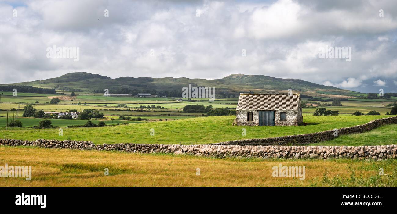 Paysage de campagne de Dumfries et Galloway, Écosse. Banque D'Images