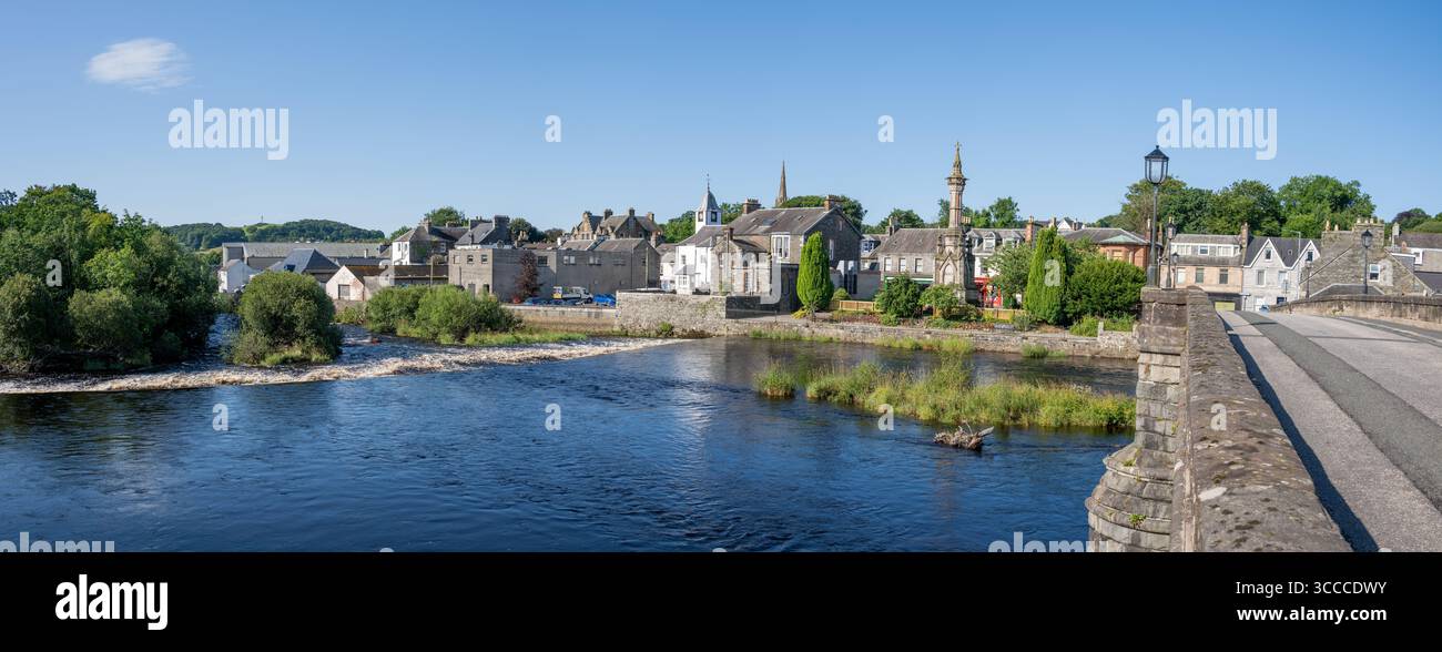 Newteon Stewart River View, Dumfries et Galloway, Écosse Banque D'Images