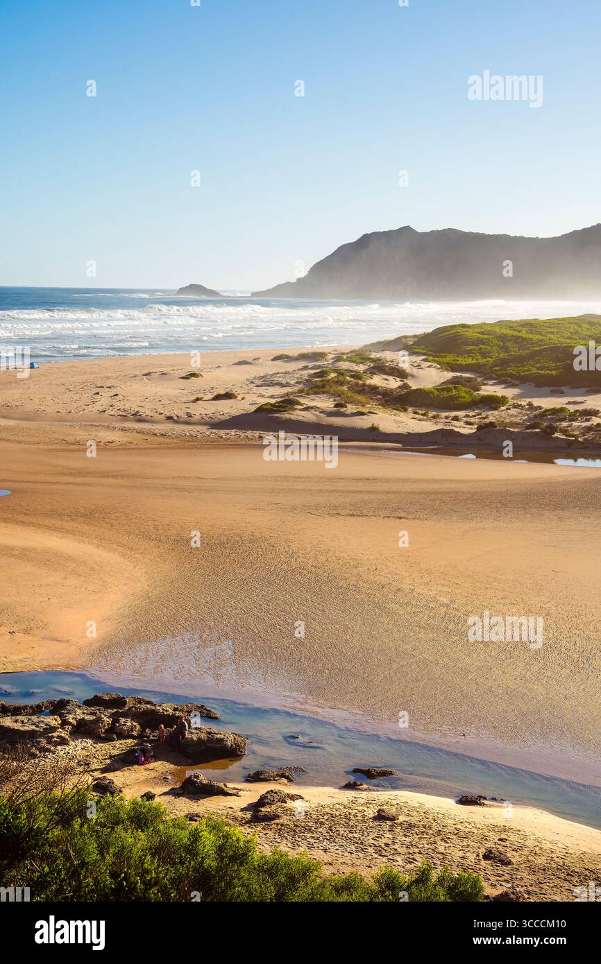 Plage de Sedgefield, Garden route, Afrique du Sud Banque D'Images