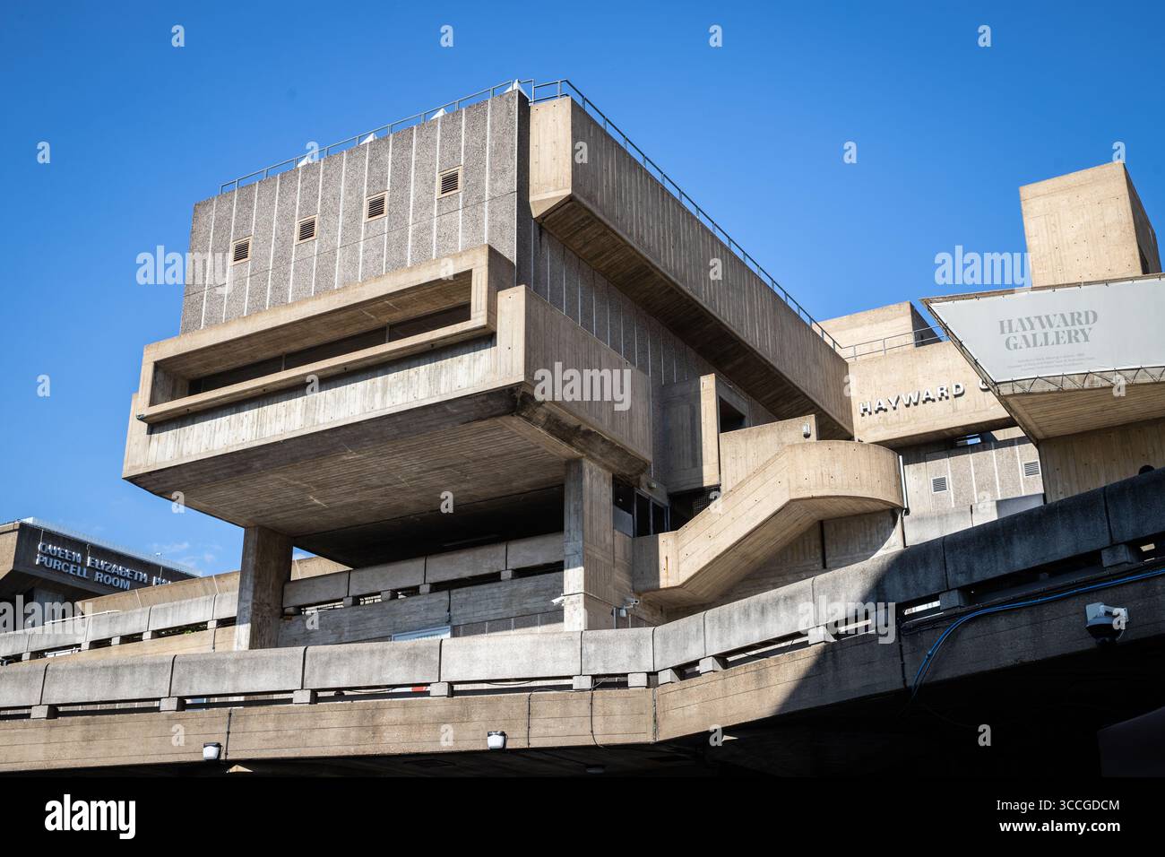 Vue sur le bâtiment Hayward Gallery Banque D'Images