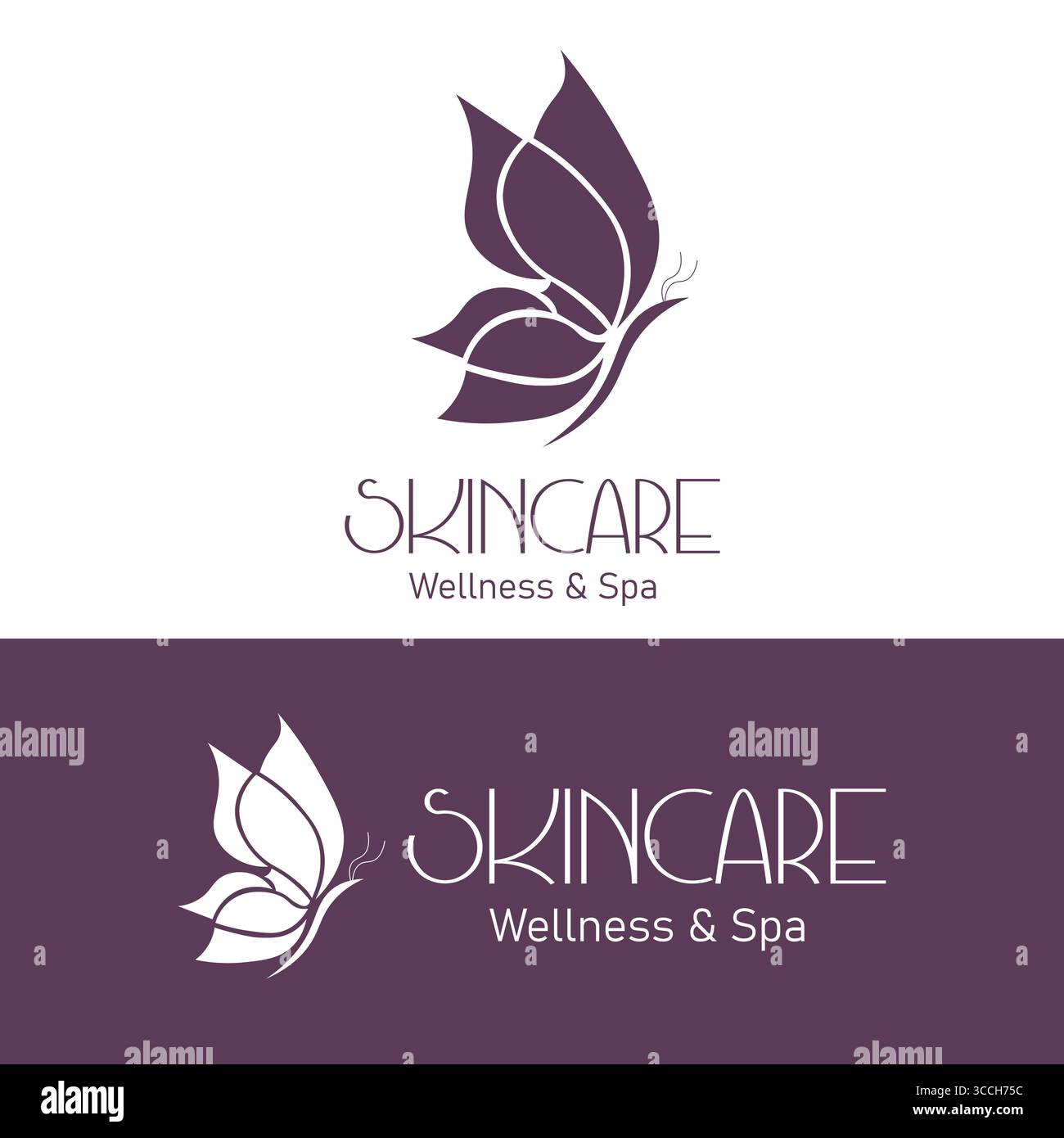 Soin de la peau Wellness et Spa illustration vectorielle avec des éléments de beauté et de relaxation Illustration de Vecteur