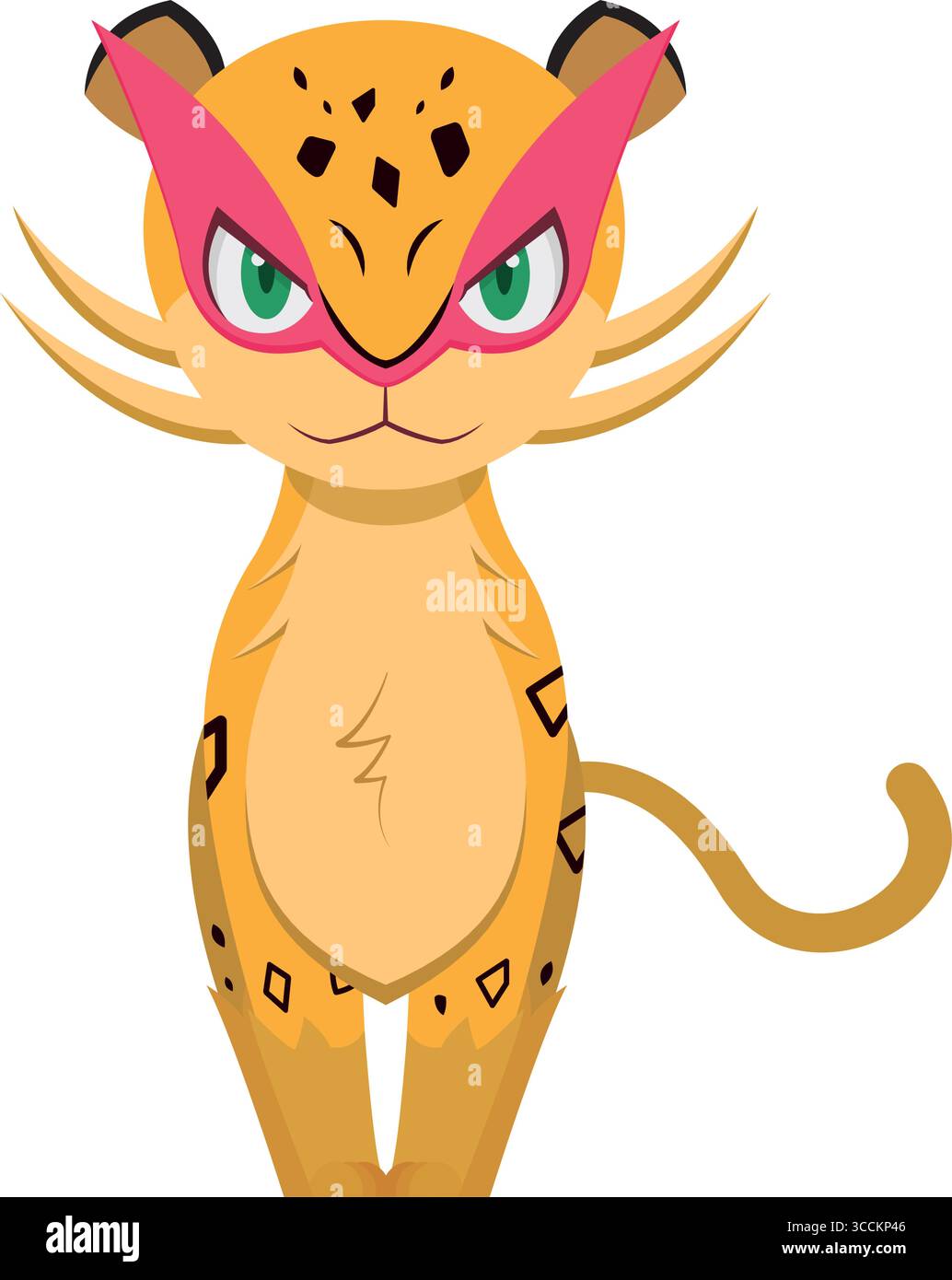 Tigre de cirque orange. Vecteur Illustration de Vecteur