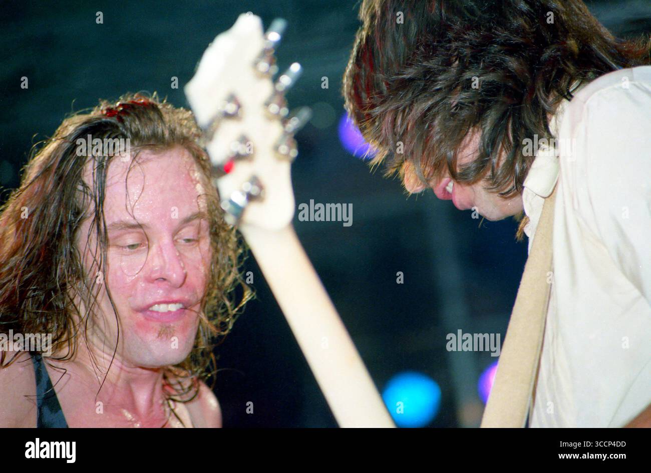 Fern Park, Floride, États-Unis : TED NUGENT & PAT TRAVERS-Orlando Jai Alai Fronton-14 avril 1984 (crédit image : © Christopher Helton via ZUMA Press Wire) Banque D'Images