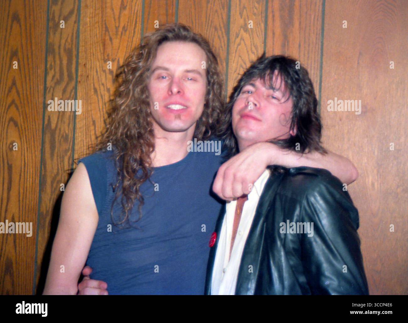 Fern Park, Floride, États-Unis : TED NUGENT & PAT TRAVERS-Orlando Jai Alai Fronton-14 avril 1984 (crédit image : © Christopher Helton via ZUMA Press Wire) Banque D'Images