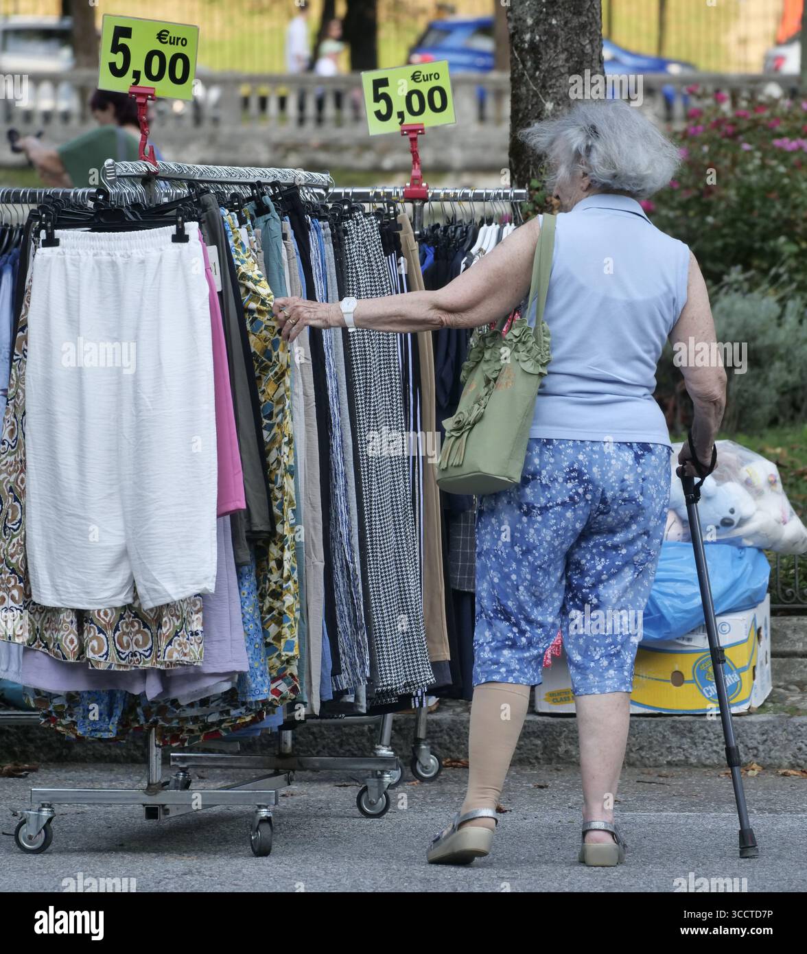 Marché du soir San Pellegrino pour les touristes Banque D'Images