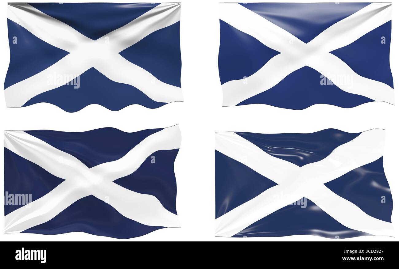 Grande Image du drapeau de l'Ecosse Banque D'Images