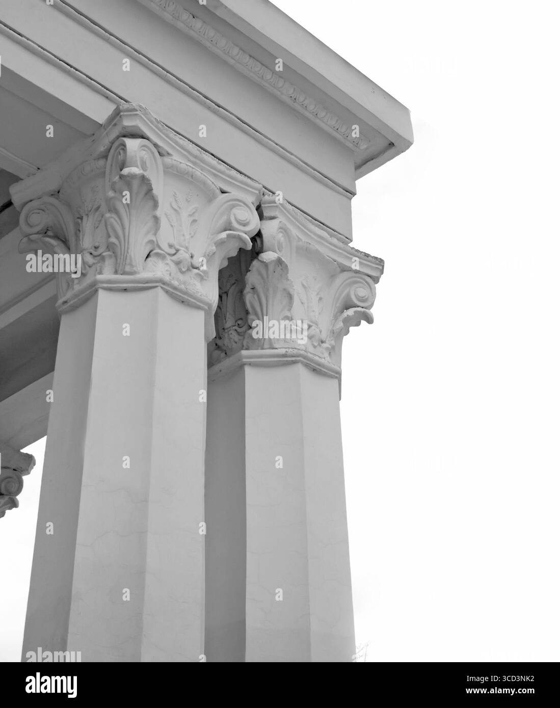 Colonnes isolées Banque D'Images