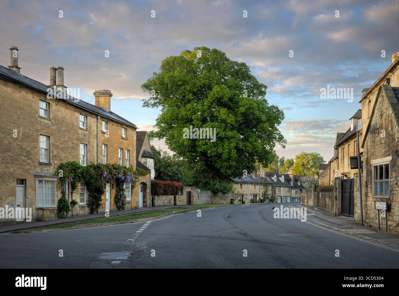 La ville de Chipping Campden dans les Cotswolds du Nord, Gloucestershire, Angleterre Banque D'Images