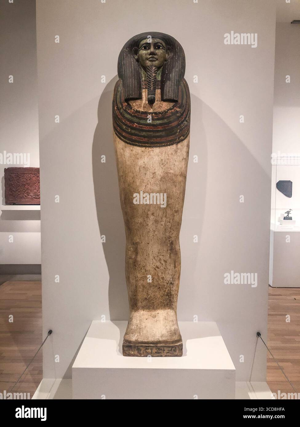 Art égyptien antique : cas complet de momie sarcophage pour Horankh Banque D'Images