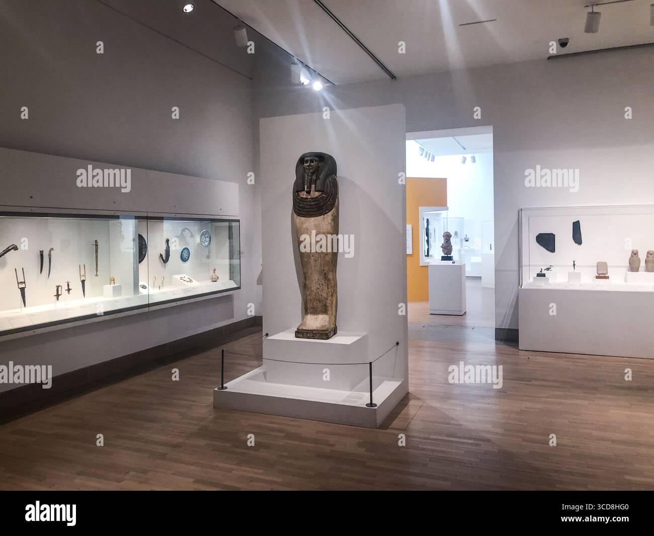 Art égyptien antique : cas complet de momie sarcophage pour Horankh Banque D'Images