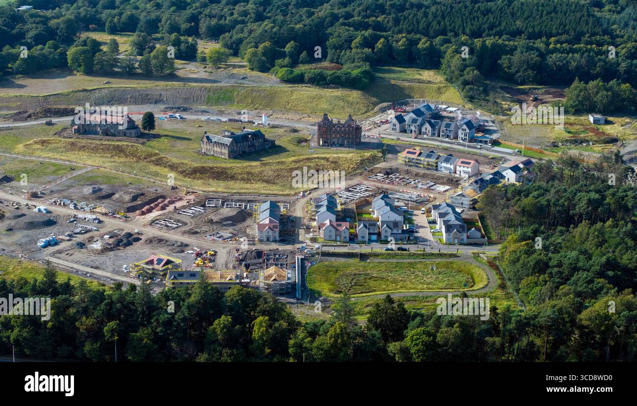 Barratt Homes Bangour Village Estate West Lothian Banque D'Images