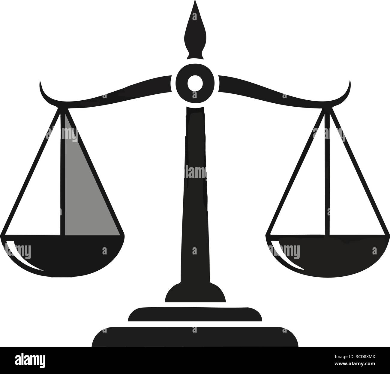 Symbole équilibre de la justice. Visuel classique représentant des principes juridiques et une prise de décision impartiale. Il incarne l'équité, l'égalité et la poursuite de Illustration de Vecteur Symbole équilibre de la justice. Visuel classique représentant des principes juridiques et une prise de décision impartiale. Il incarne l'équité, l'égalité et la poursuite de Illustration de Vecteur