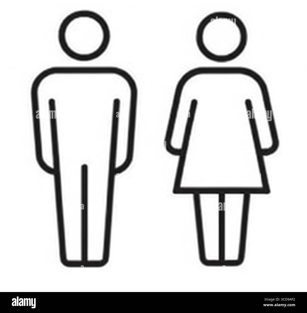 Pictogrammes vectoriels de l'homme et de la femme Illustration de Vecteur Pictogrammes vectoriels de l'homme et de la femme Illustration de Vecteur