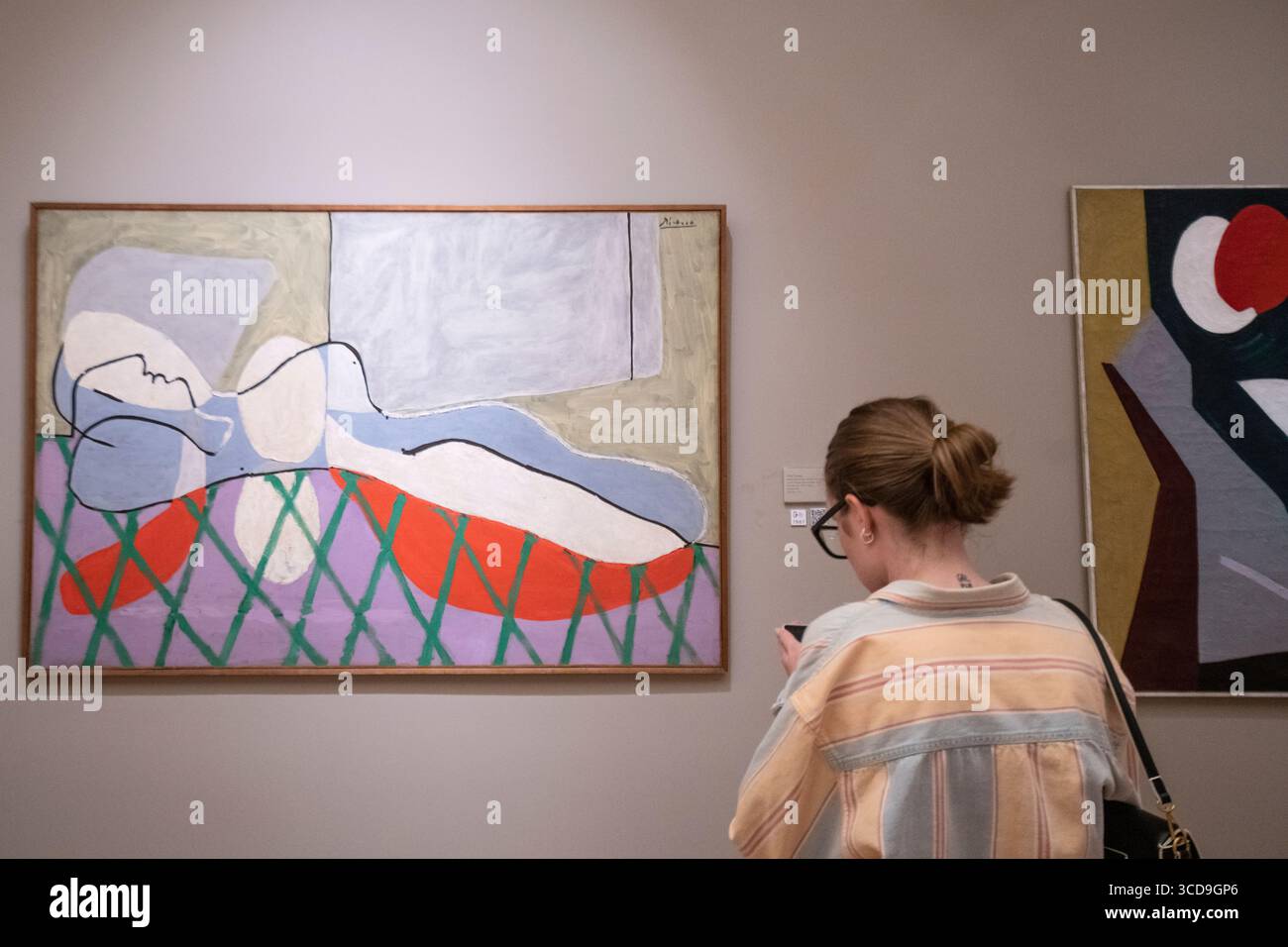 Pablo Picasso : 'femme allongée' (Mujer acostada) - 1931. Museo Nacional de Bellas Artes, Argentine Banque D'Images