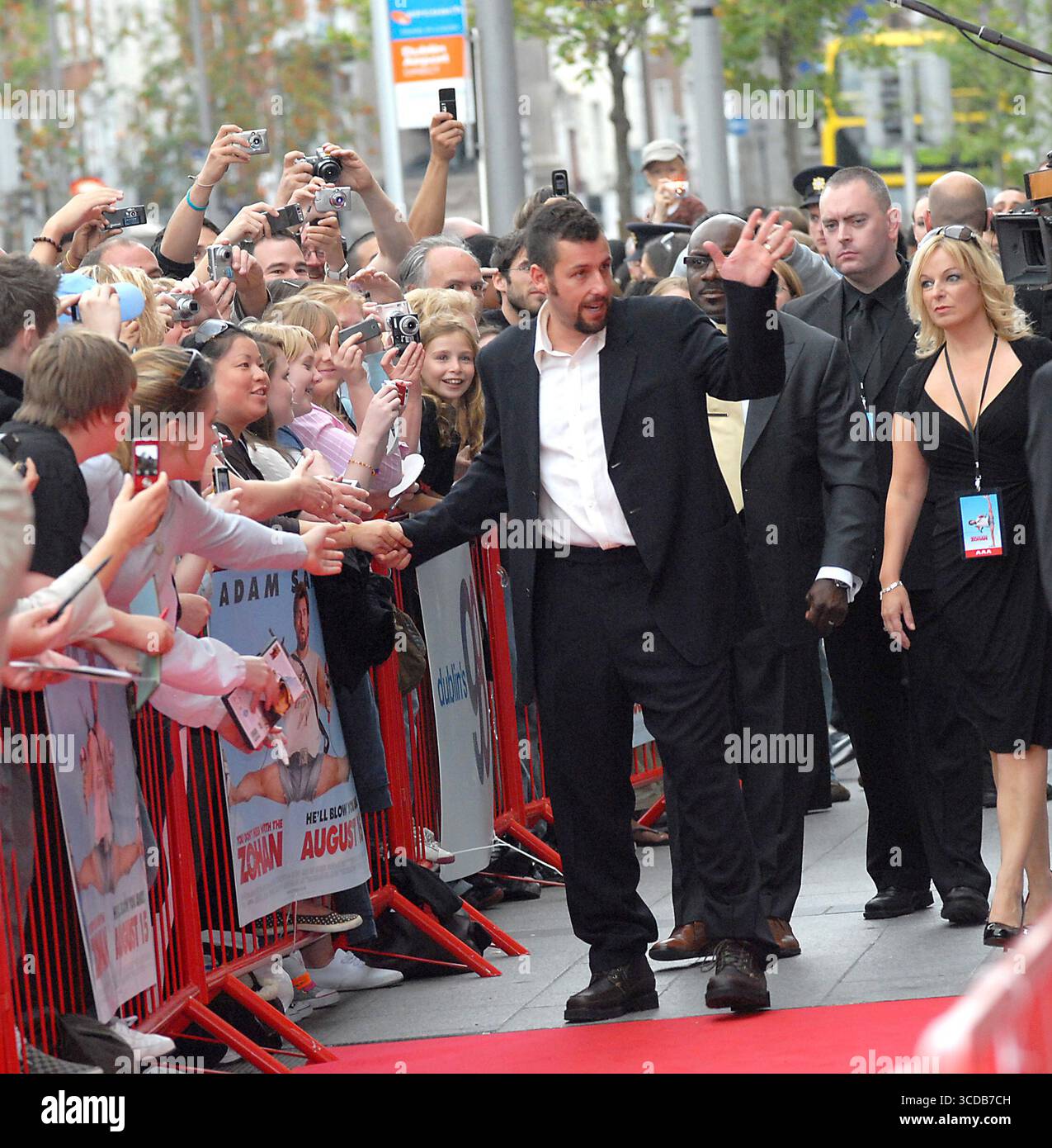 Adam Sandler à la première irlandaise de 'You Don't Mess with the Zohan' au Savoy Cinema de Dublin - 30 juillet 2008 Banque D'Images