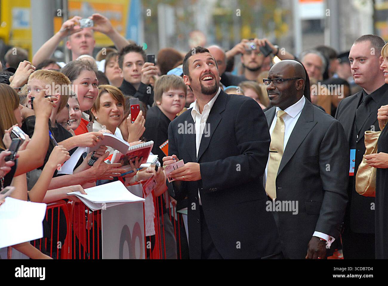 Adam Sandler à la première irlandaise de 'You Don't Mess with the Zohan' au Savoy Cinema de Dublin - 30 juillet 2008 Banque D'Images