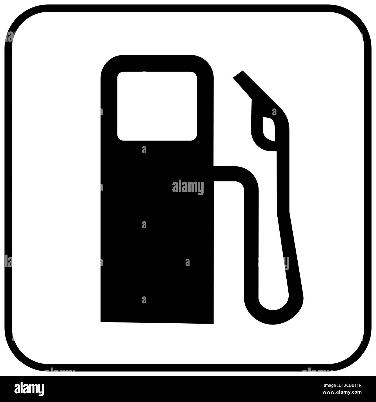 Icône de station de gaz Banque D'Images