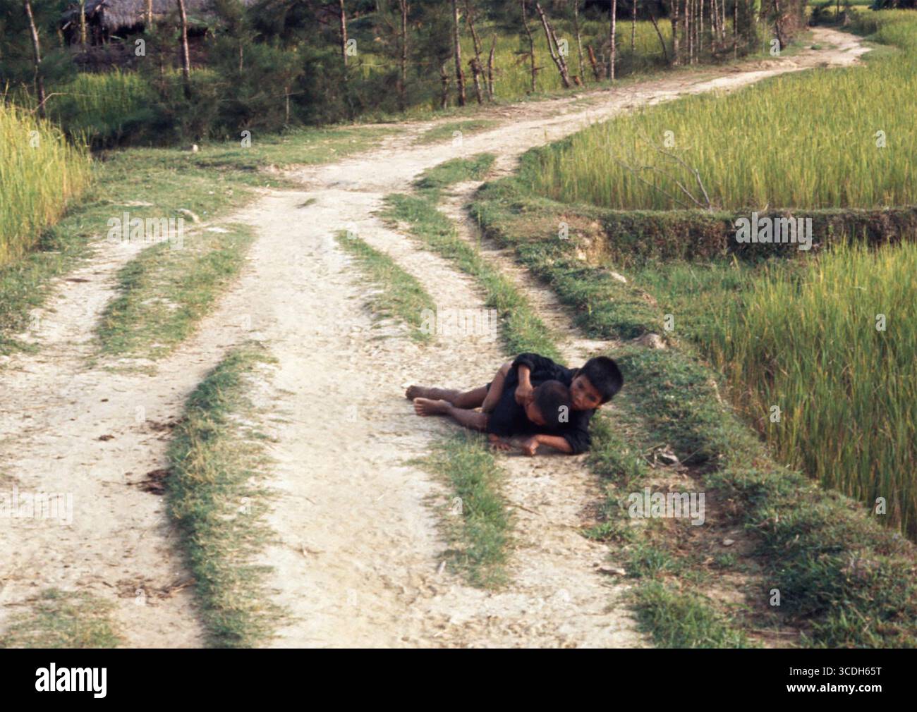 MON MASSACRE LAI 16 MARS 1968. L'une des photos en color9 prises par le photographe de l'armée américaine Ronald L. Haeberle qui ont été utilisées comme preuve d'un crime de guerre pendant la guerre du Vietnam Banque D'Images