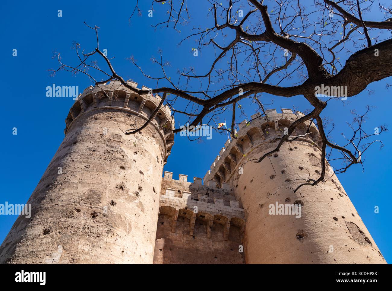 Une photo des tours quart à Valence. Banque D'Images