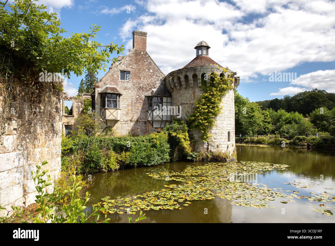 Château et jardins de Scotney, Kent, Royaume-Uni Banque D'Images