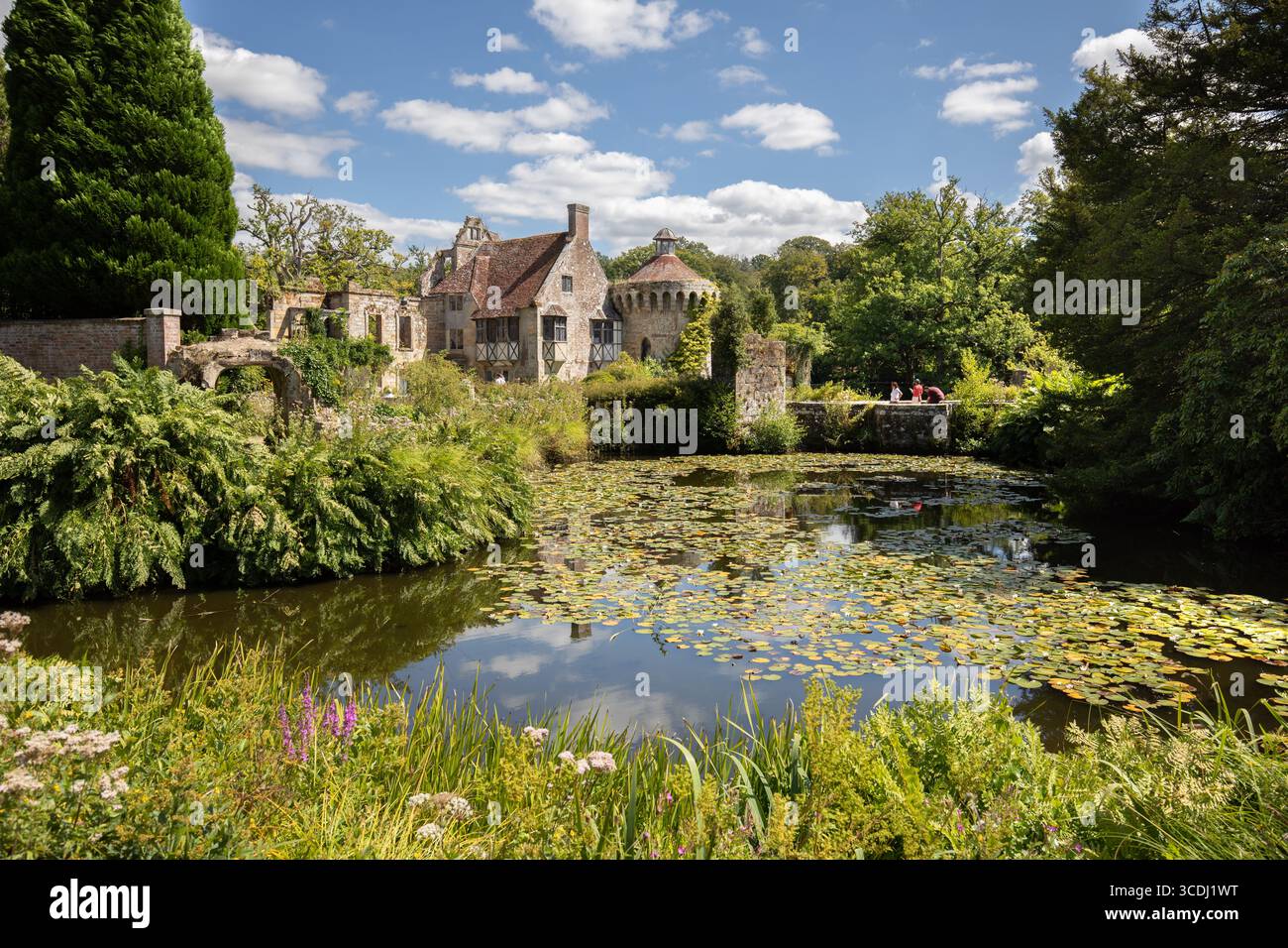 Château et jardins de Scotney, Kent, Royaume-Uni Banque D'Images