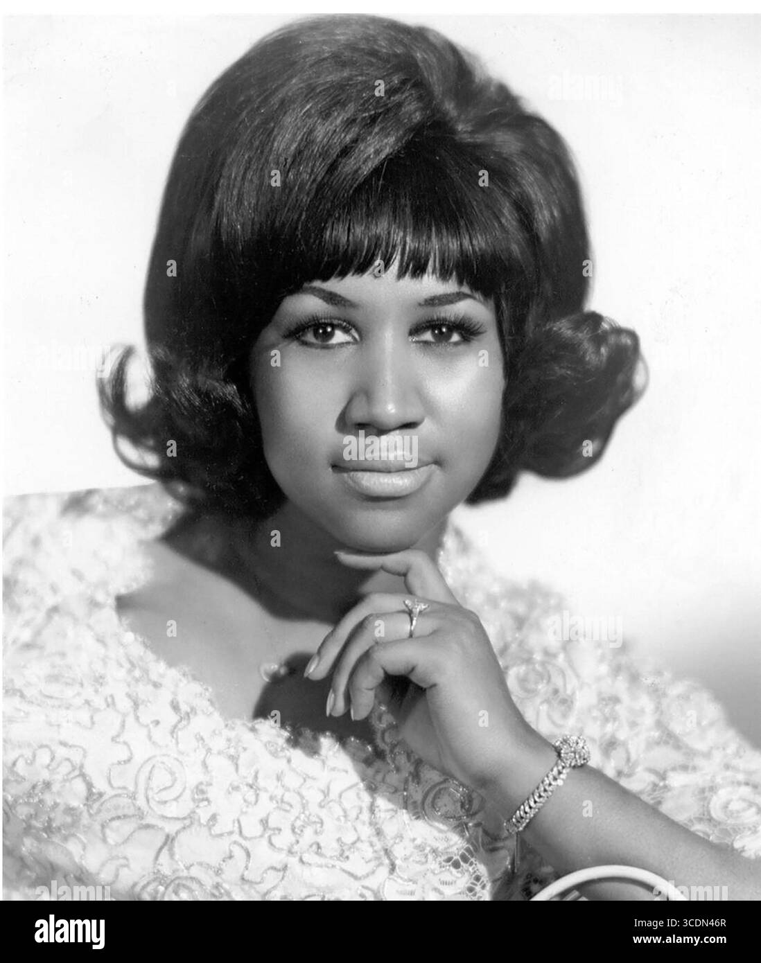 ARETHA FRANKLIN (1842-2018) chanteuse américaine et auteur-compositeur en 1968 Banque D'Images