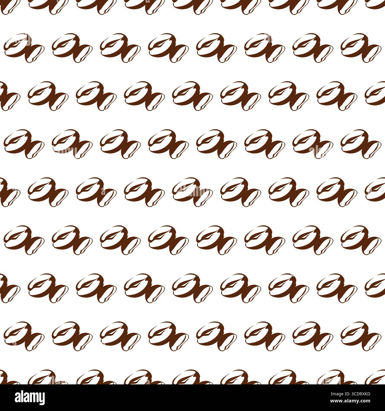 Grains de café motif sans couture illustration vectorielle. fond de café pour textile ou tissu Illustration de Vecteur