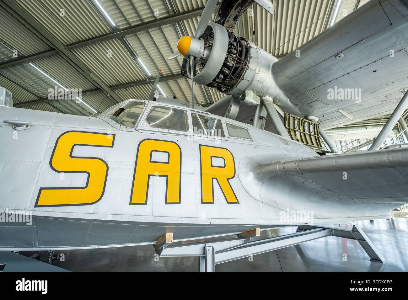 Musée de l'aviation Flugwerft Schleißheim, Munich , Deutsches Museum Banque D'Images