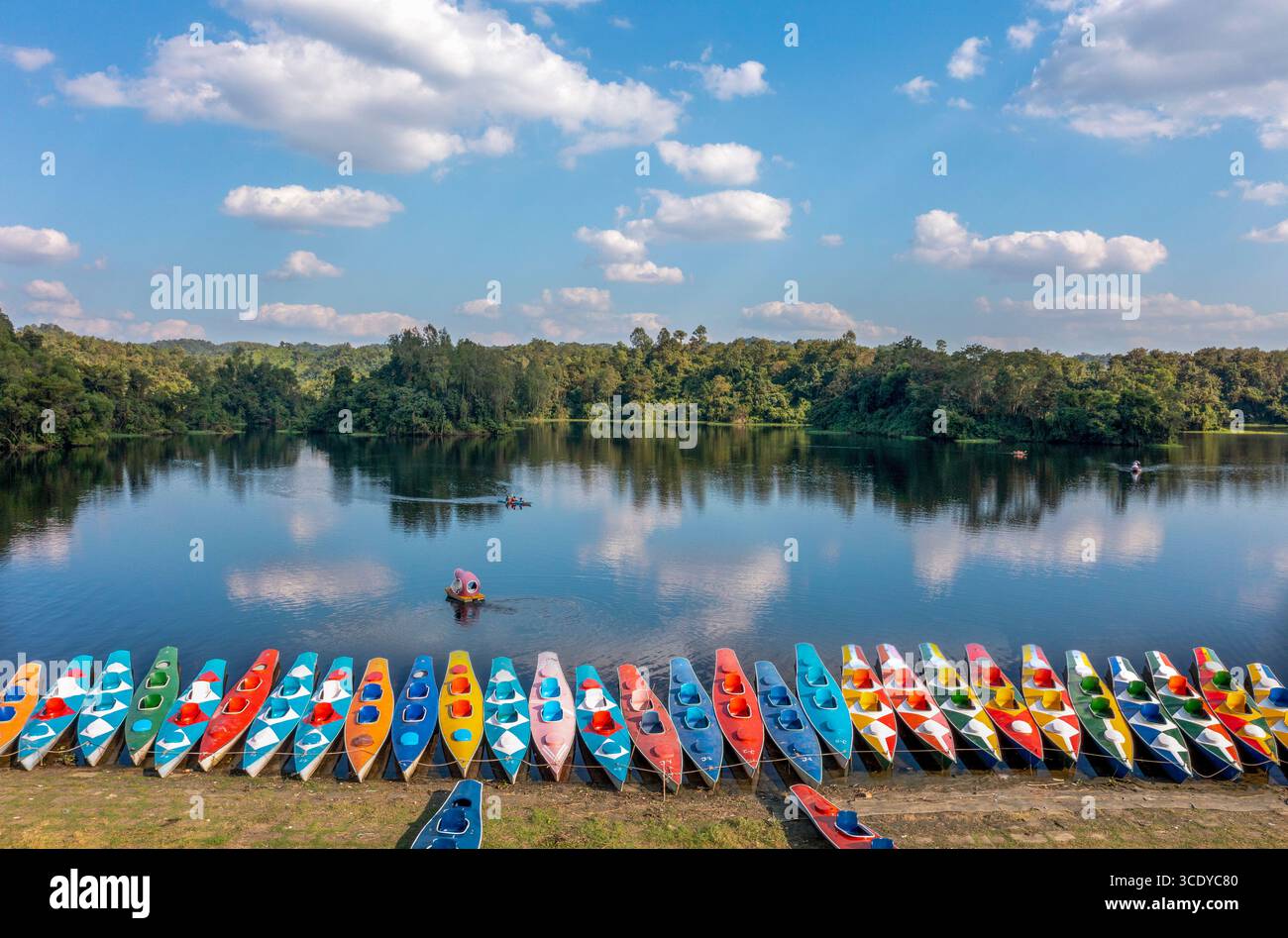 Mohamaya Lake.Mirsharai, Chattogram du Bangladesh. Banque D'Images