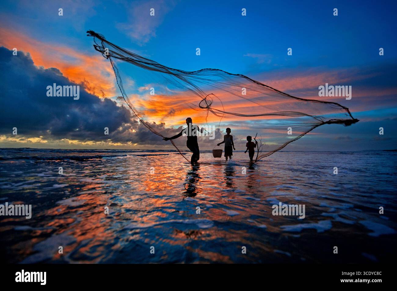 Cox`s Bazar Sea Beach Banque D'Images