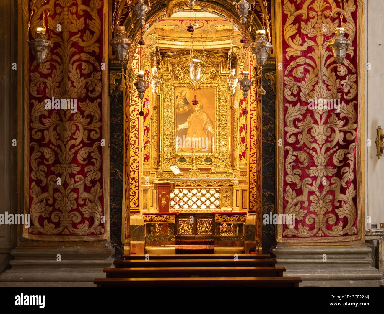 Santa Maria in Vallicella (Chiesa Nuova), église de style baroque à Rome, Italie Banque D'Images