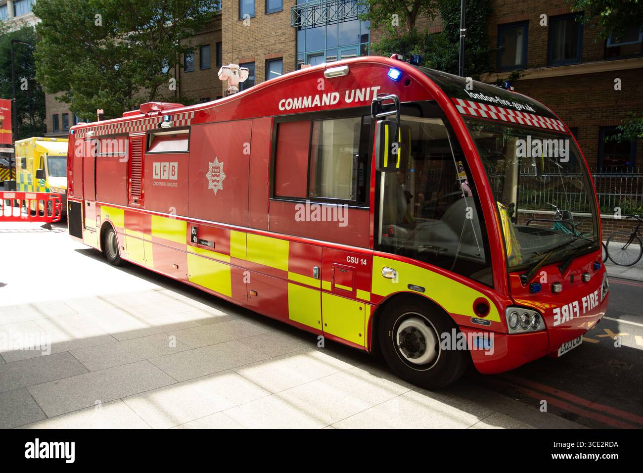 véhicule de service d'urgence en cas d'incident chimique Banque D'Images