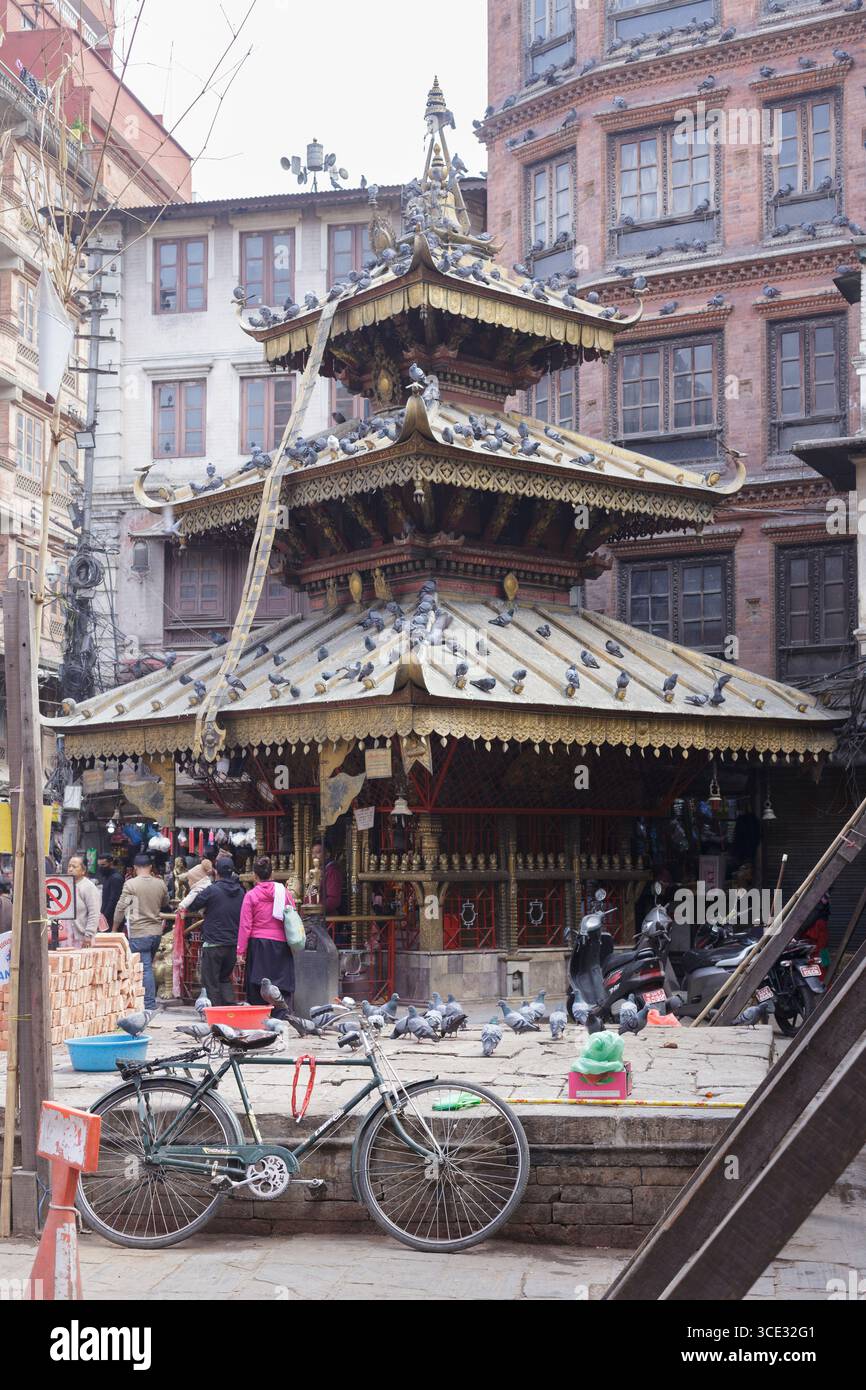 Temple Annapurna, Asan Tole, Katmandou, Népal Banque D'Images
