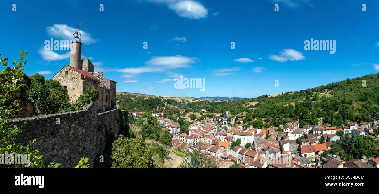 Château de Marchidial. Village de Champeix. Puy de Dome. Auvergne Rhône Alpes. France Banque D'Images