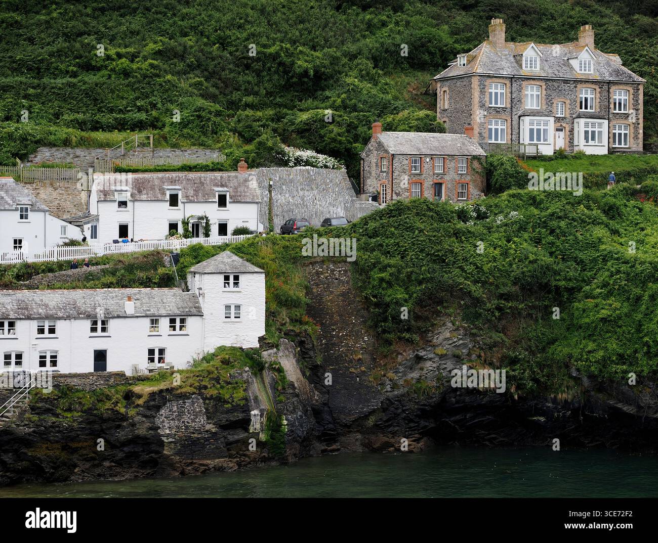 Port Isaac, ancien village de pêcheurs en Cornouailles Banque D'Images