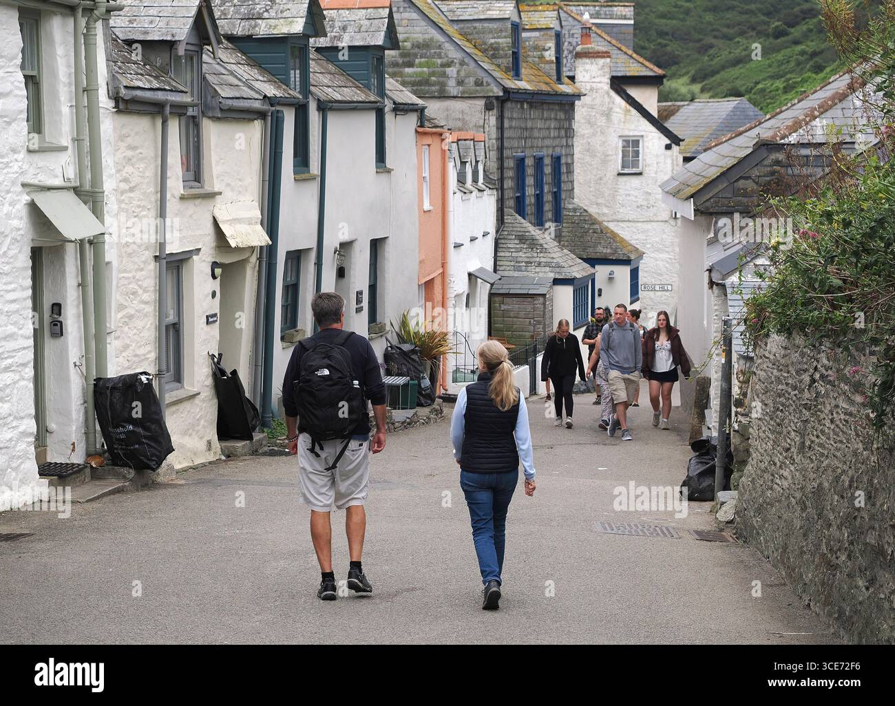Port Isaac, ancien village de pêcheurs en Cornouailles Banque D'Images