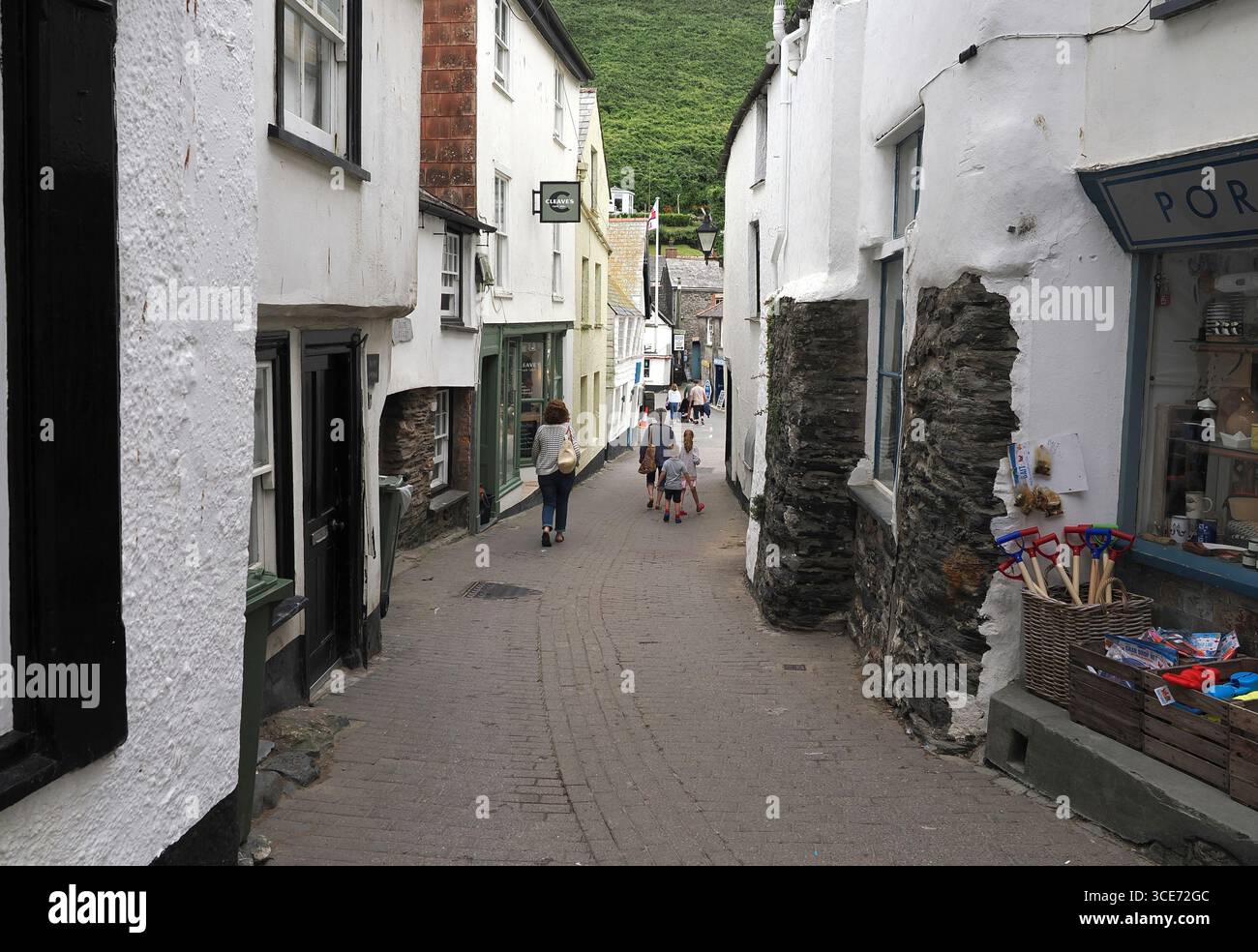 Port Isaac, ancien village de pêcheurs en Cornouailles Banque D'Images