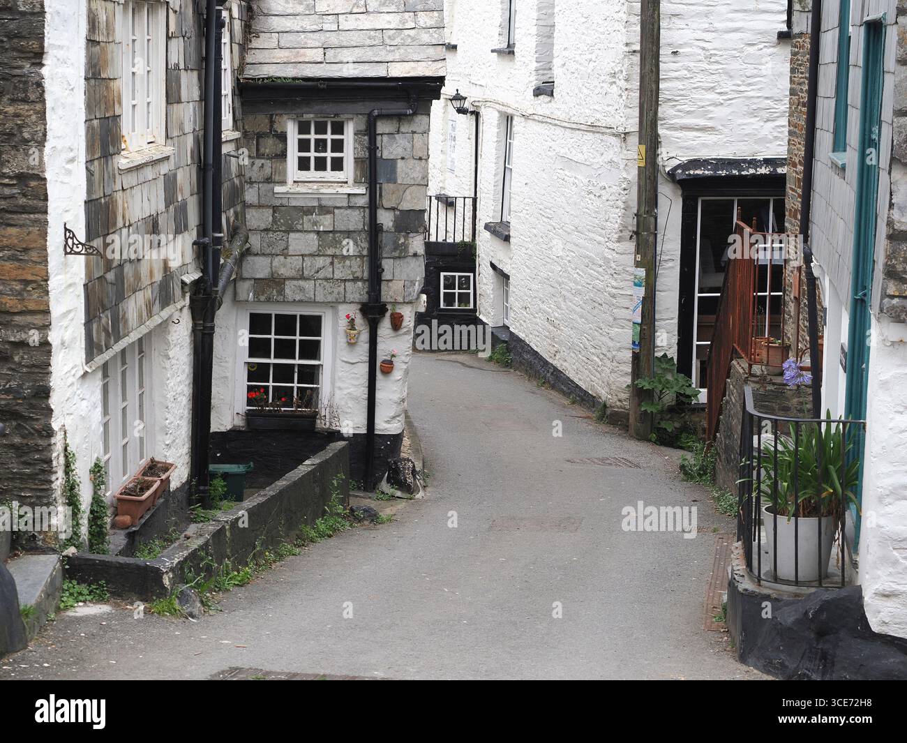 Port Isaac, ancien village de pêcheurs en Cornouailles Banque D'Images