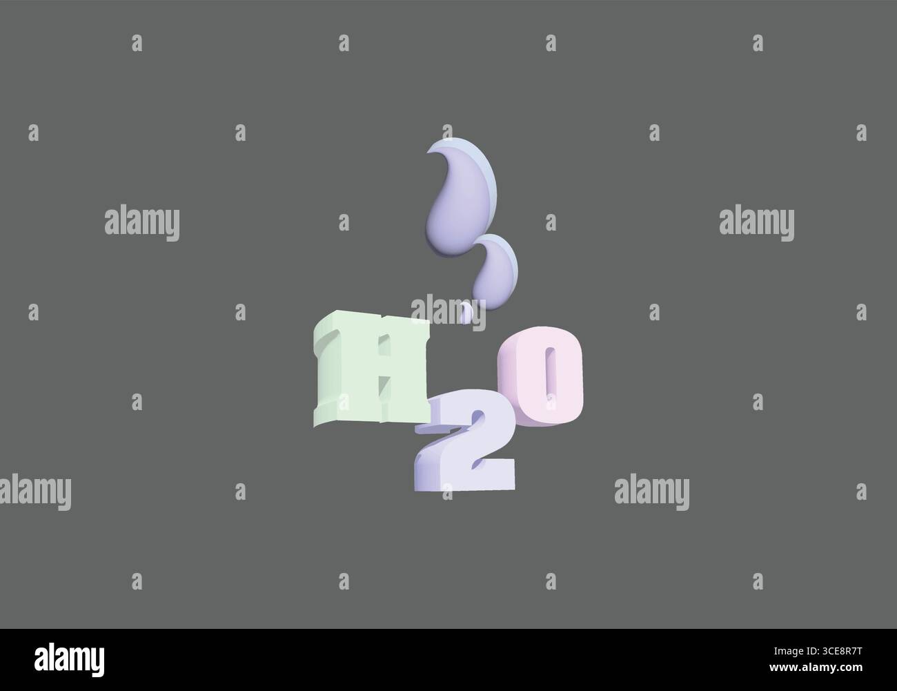 « Illustration vectorielle multipolaire abstraite, dessin au trait géométrique, conception scientifique moderne » Illustration de Vecteur