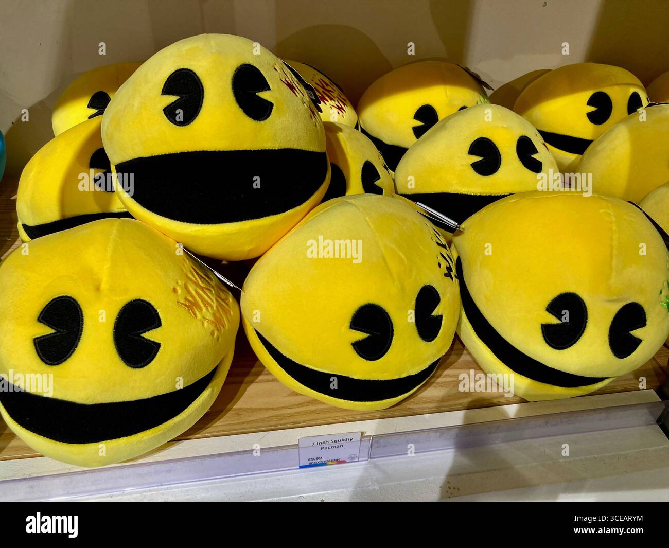 Produit officiel de PAC Man corner Banque D'Images