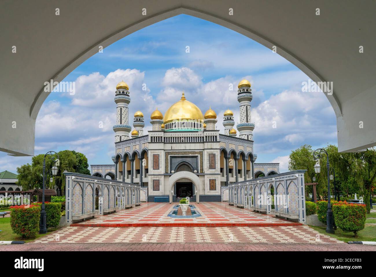 Mosquée Jame ASR Hassanil Bolkiah au Brunei Banque D'Images
