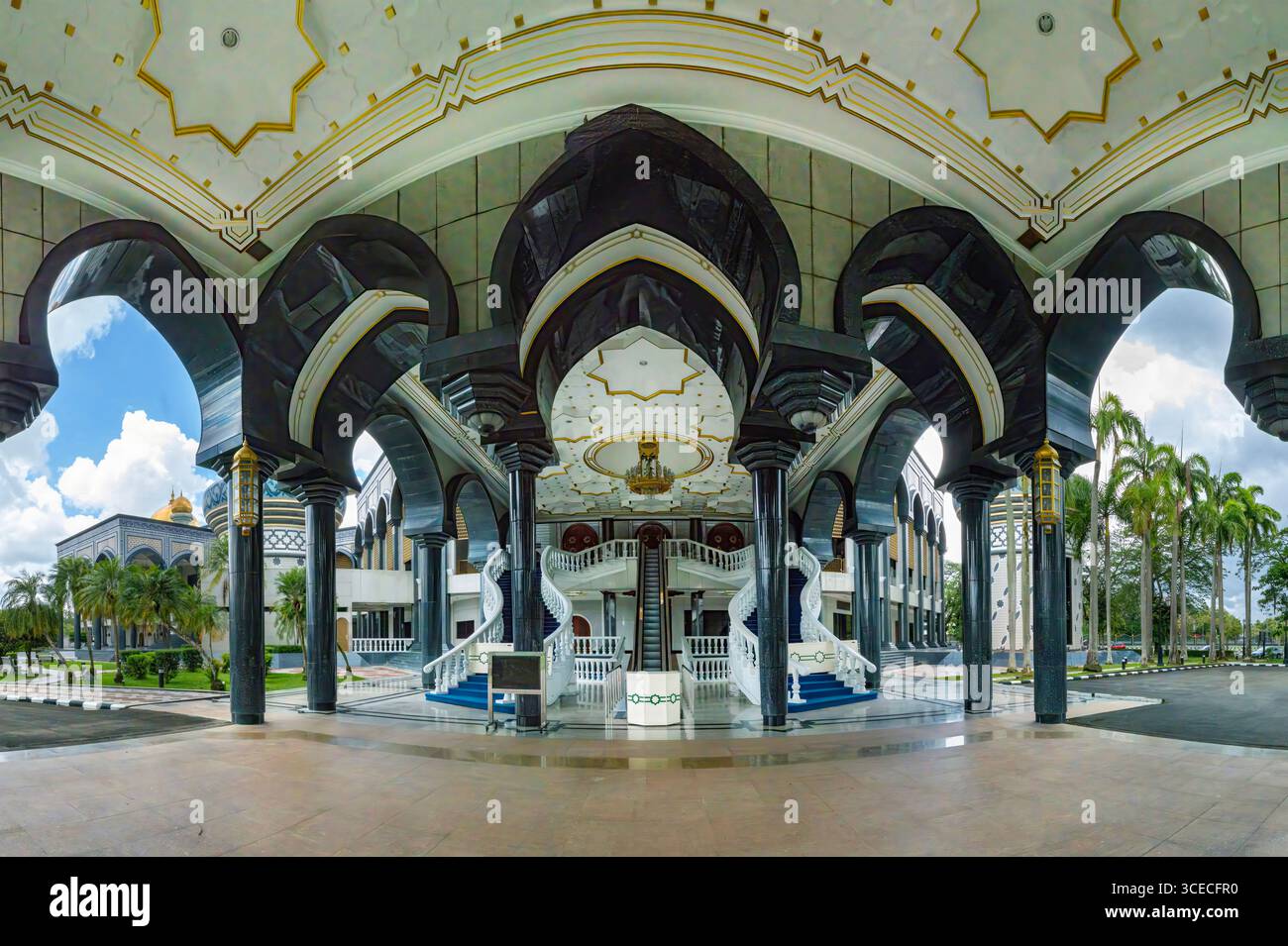 Mosquée Jame ASR Hassanil Bolkiah au Brunei Banque D'Images