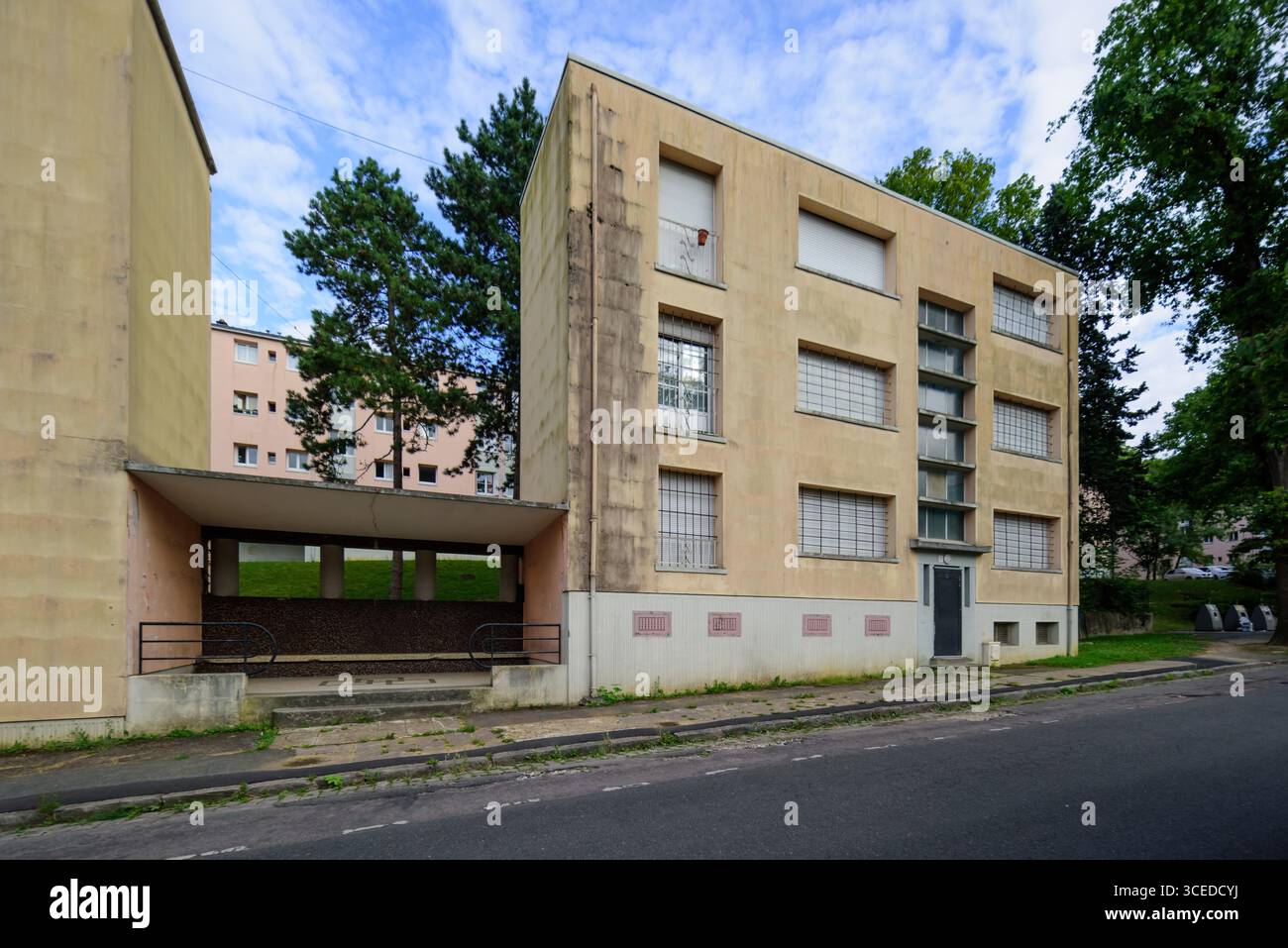 Châtenay-Malabry BEI Paris, Gartenstadt Cité-jardin de la Butte-Rouge // Châtenay-Malabry près de Paris, ville jardin Cité-jardin de la Butte-Rouge Banque D'Images