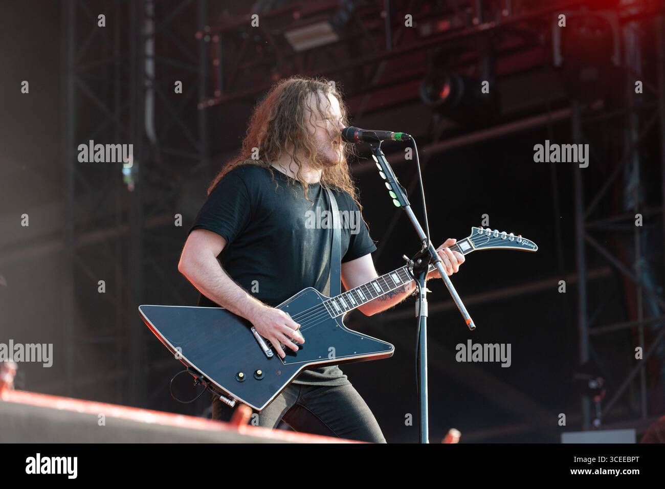 19 juin 2025 : Airbourne se produit au festival Hellfest Open Air à Clisson Banque D'Images