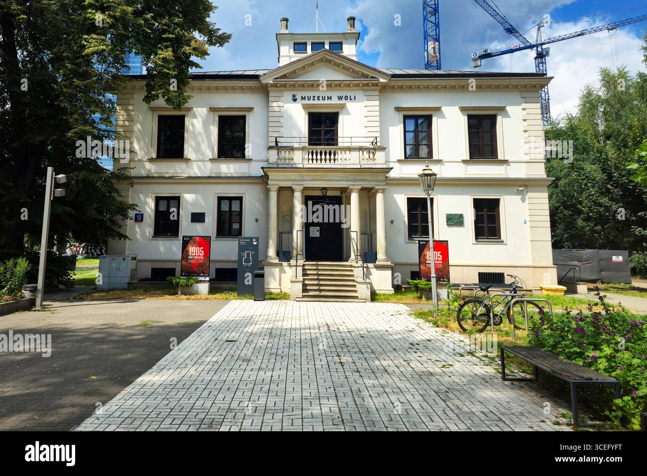 Musée de Wola à Varsovie, Pologne. - Image de stock capturée avec un smartphone