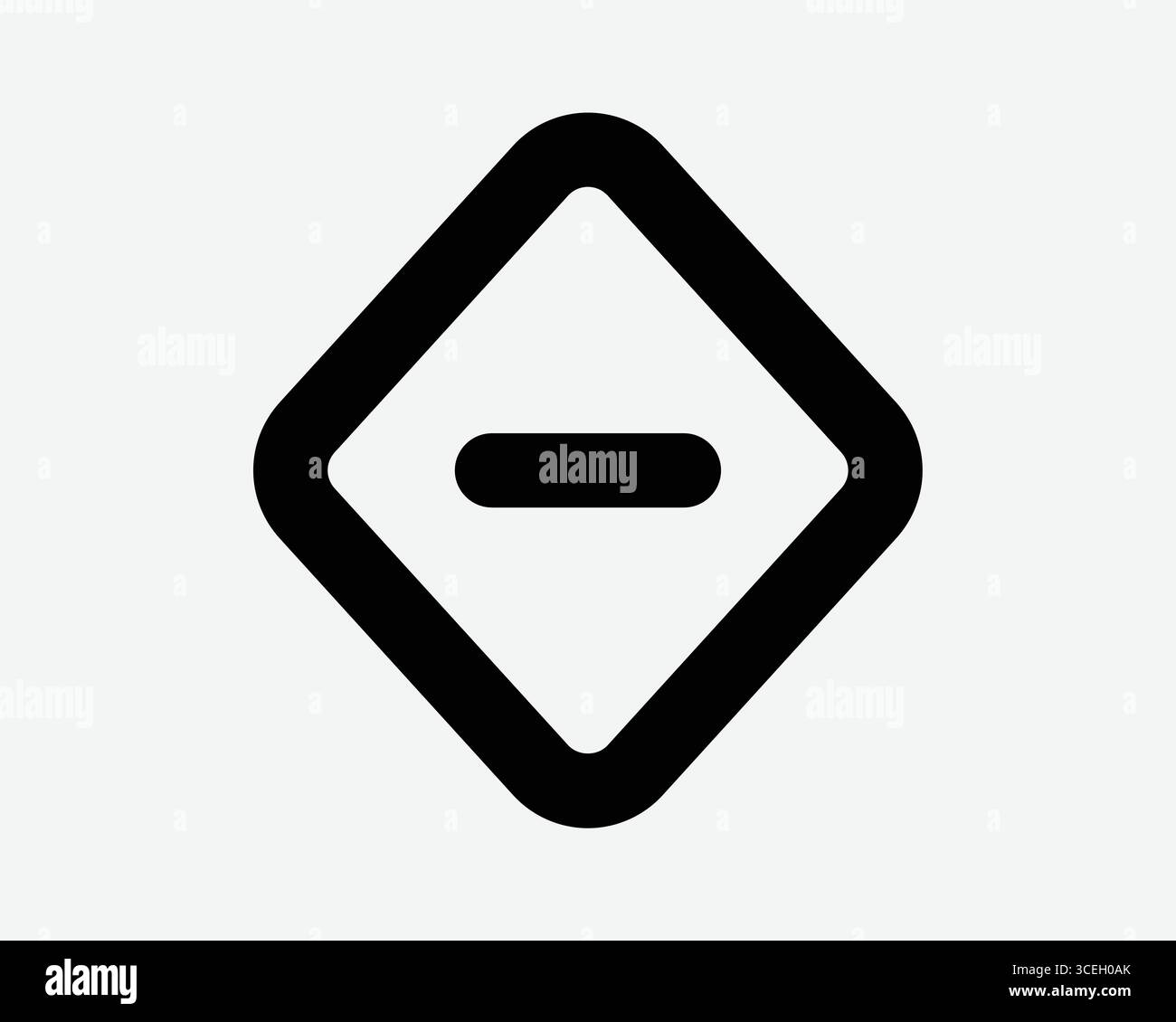 Supprimer l'icône d'image clé moins l'image clé ligne symbole moins la position de l'animation vidéo Afficher le contour outil de l'éditeur d'animation modifier la séquence audio Media Art Illustration de Vecteur