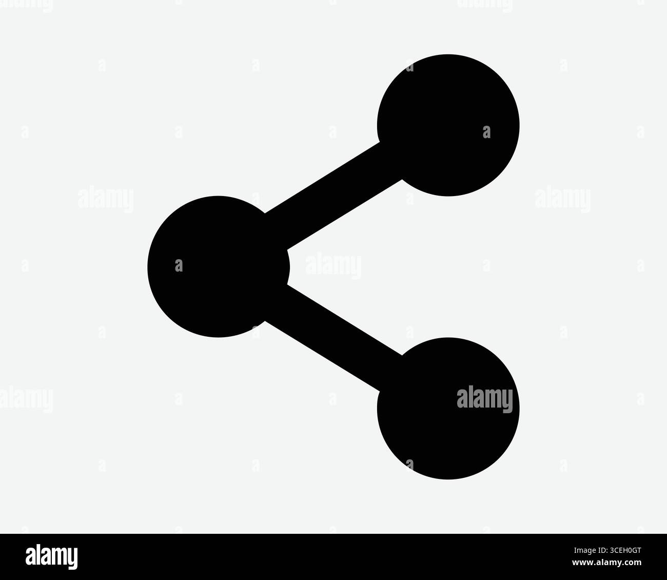 Icône Partager bouton partage de médias sociaux transférer à d'autres symbole forme de signe réseau multiplier Branch Out transférer connecter illustration graphique de connexion Illustration de Vecteur