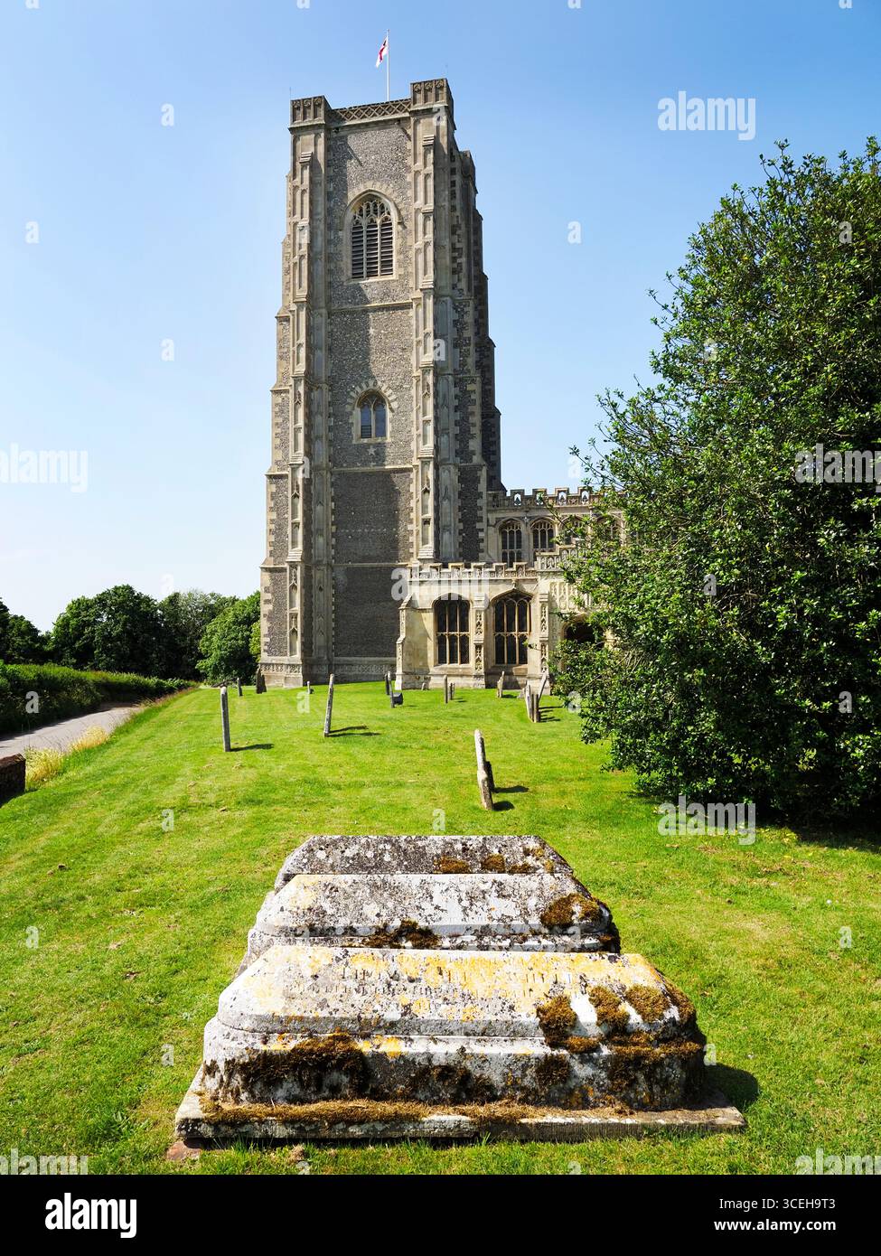 Le grade I énumère l'église Saint-Pierre et Saint-Paul à Lavenham Suffolk Angleterre Banque D'Images