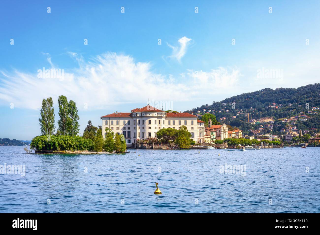 Isola Bella view, île dans le lac majeur, îles Borromées, Stresa, région du Piémont, Italie, Europe Banque D'Images